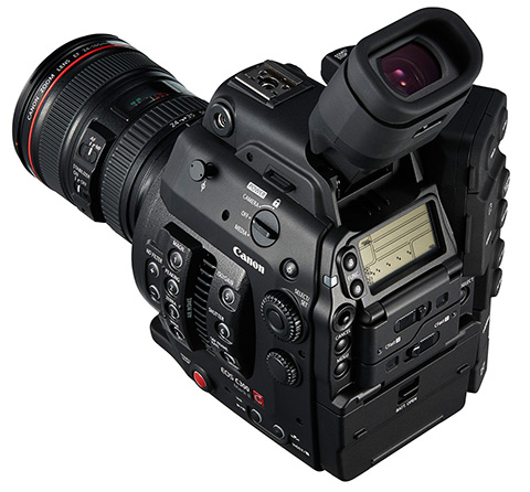 Canon EOS C300 Mark II zezadu