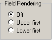 Field Rendering section of Project Settings dialog