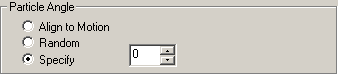 particle angle options
