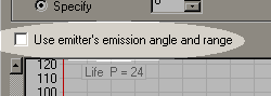 use emitter's emission option