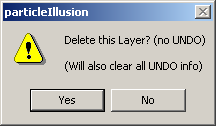 delete layer confirmation