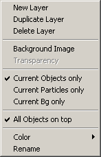 layers window context menu