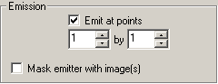 More options with area emitter