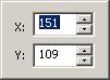 Numeric entry for a position graph