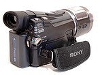 Sony HDR-HC1 - zadní pohled