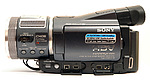 Sony HDR-HC1 - boční pohled