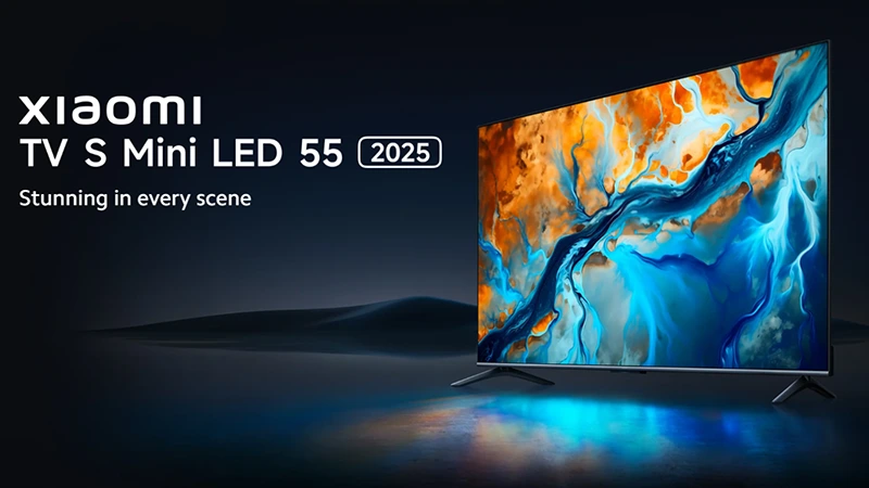 Televize Xiaomi TV S Mini LED 2025 přichází do Evropy od 599 EUR za 55" verzi